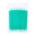 100pcs Microbrush Eyelash Extension Applicator Brushes Lash Applicator Brush PRIMED 100pcs green