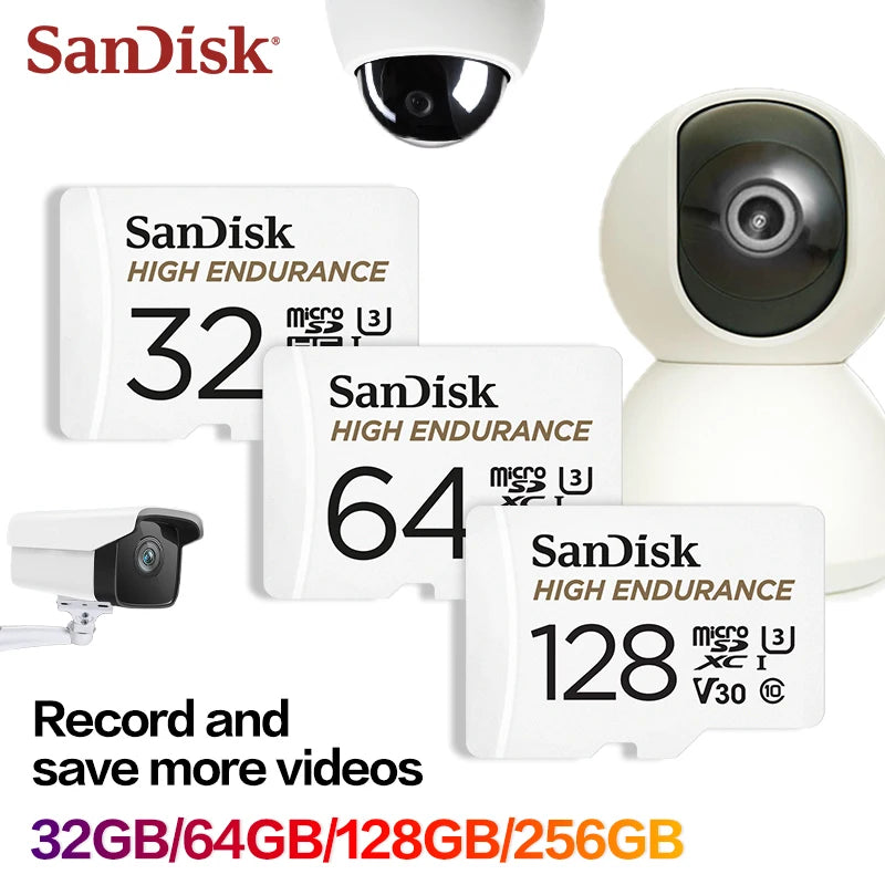 SanDisk 4K MicroSD Card for Dash Cams & Security Cameras MicroSD Memory Card PRIMED