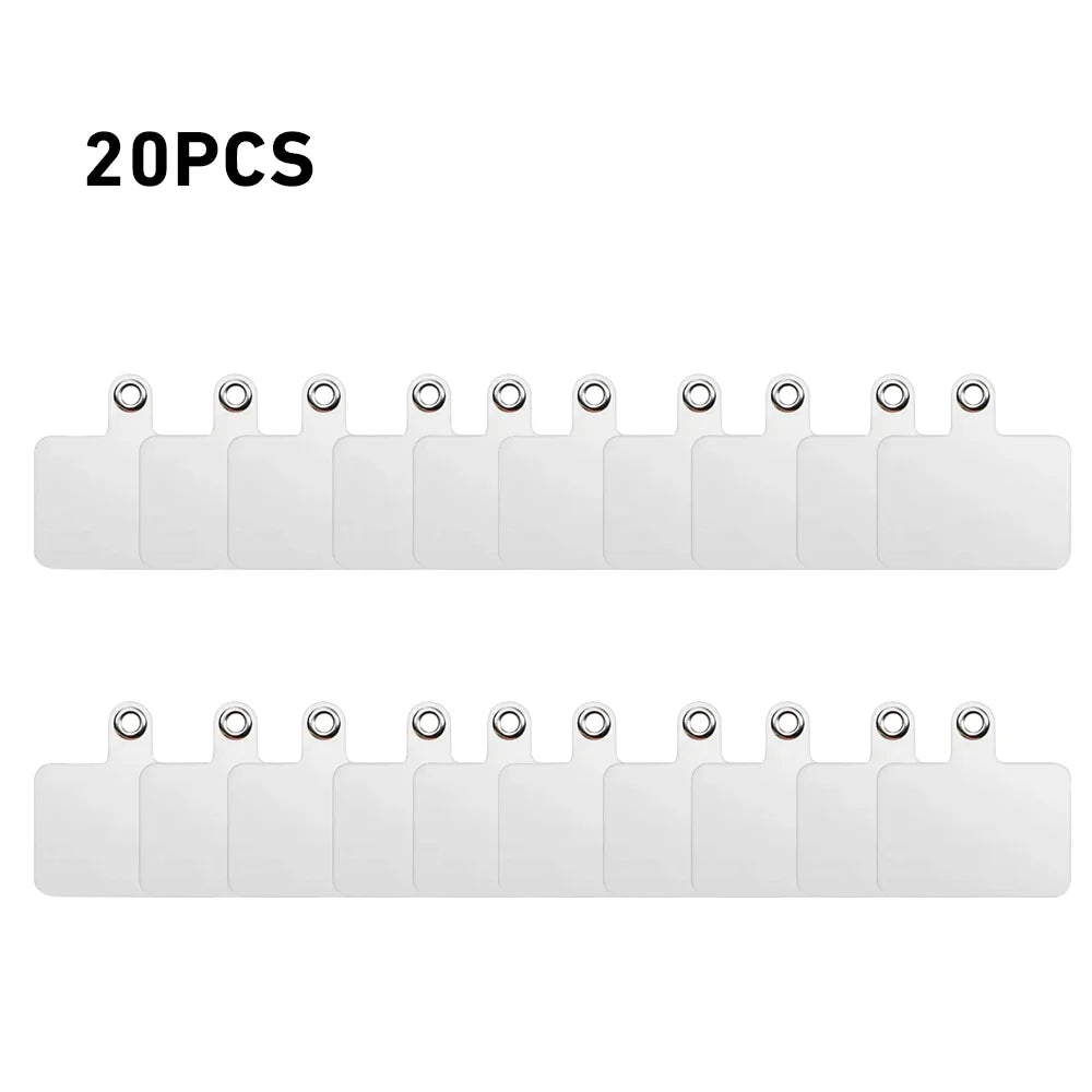 Universal Phone Lanyard Tether Clip & Card Gasket – 1–30 Pcs Phone Lanyard Clip PRIMED 20 Pcs