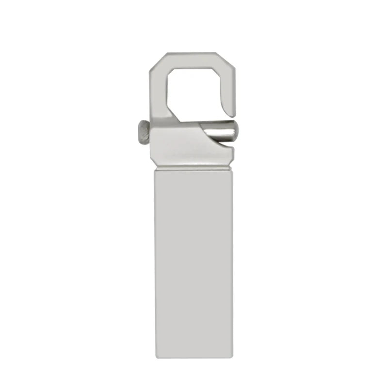 Metal USB Flash Drive 2GB–64GB | Encrypted USB 2.0 Pen Drive USB Flash Drive PRIMED WHITE 8 GB