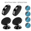 Magnetic Car Phone Holder | 360° Dashboard Mount Stand Car Phone Mount PRIMED 4PCS Black Set