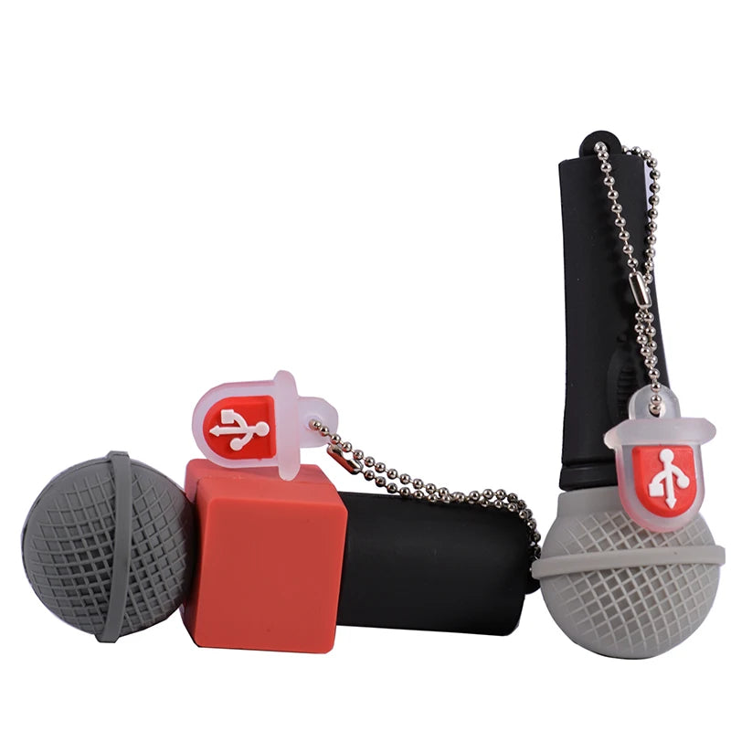 Microphone USB Flash Drive 4GB–64GB | Novelty Creative Gift Novelty USB Flash Drive PRIMED