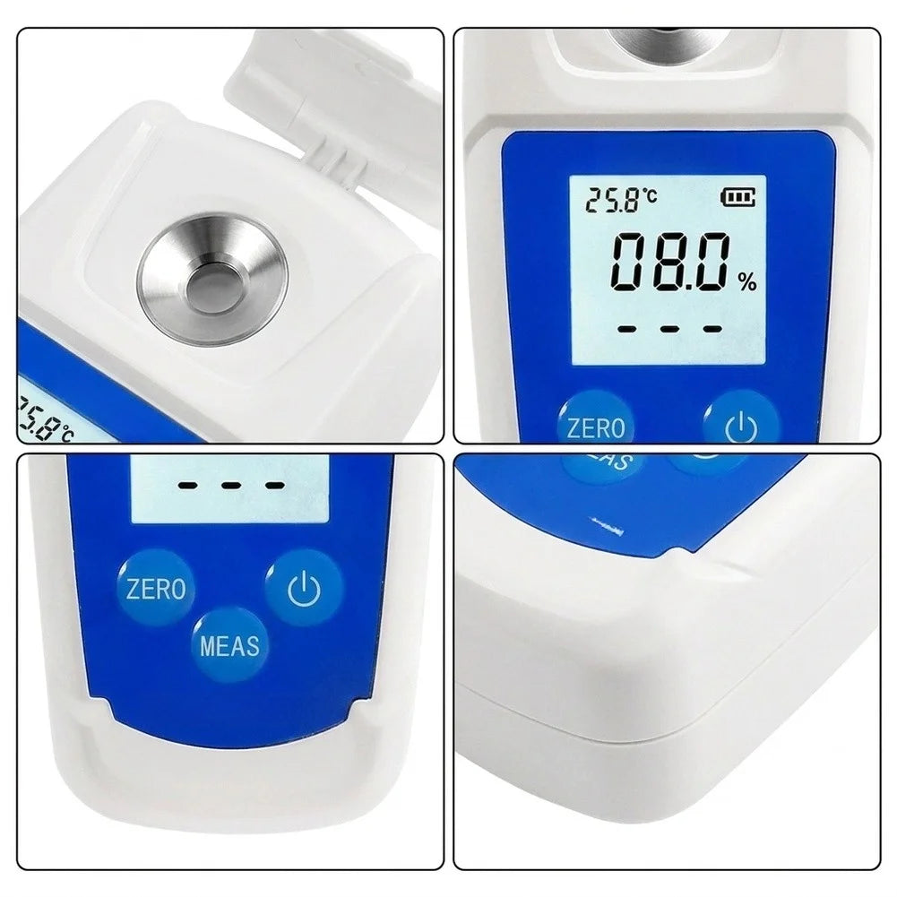 Digital Brix Refractometer – Handheld Sugar Meter IP65 Digital Brix Refractometer PRIMED