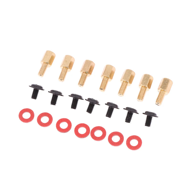 60-Piece Motherboard Riser Screws & Washers Set – M3 6-32