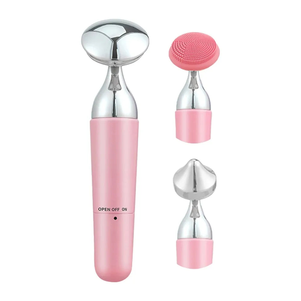 USB Rechargeable Electric Facial Cleanser & Vibration Beauty Tool