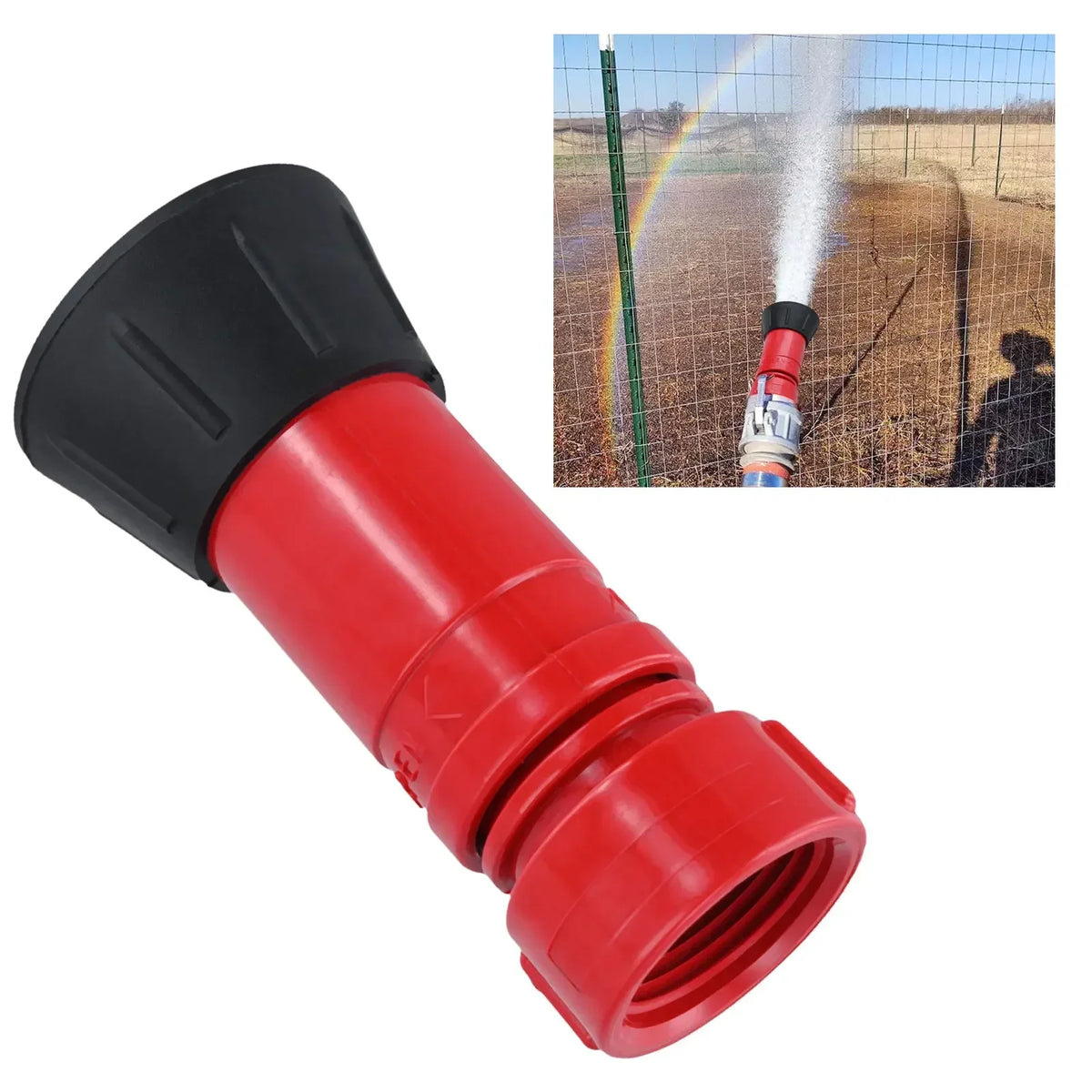 1" NSTNH Heavy Duty Fire Hose Nozzle | Industrial Firefighting