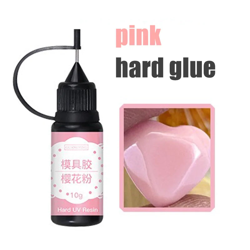 3D Sculpting UV Nail Gel – Hard & Soft Carving Gel 10g 3D Nail Carving Gel PRIMED Pink-hard