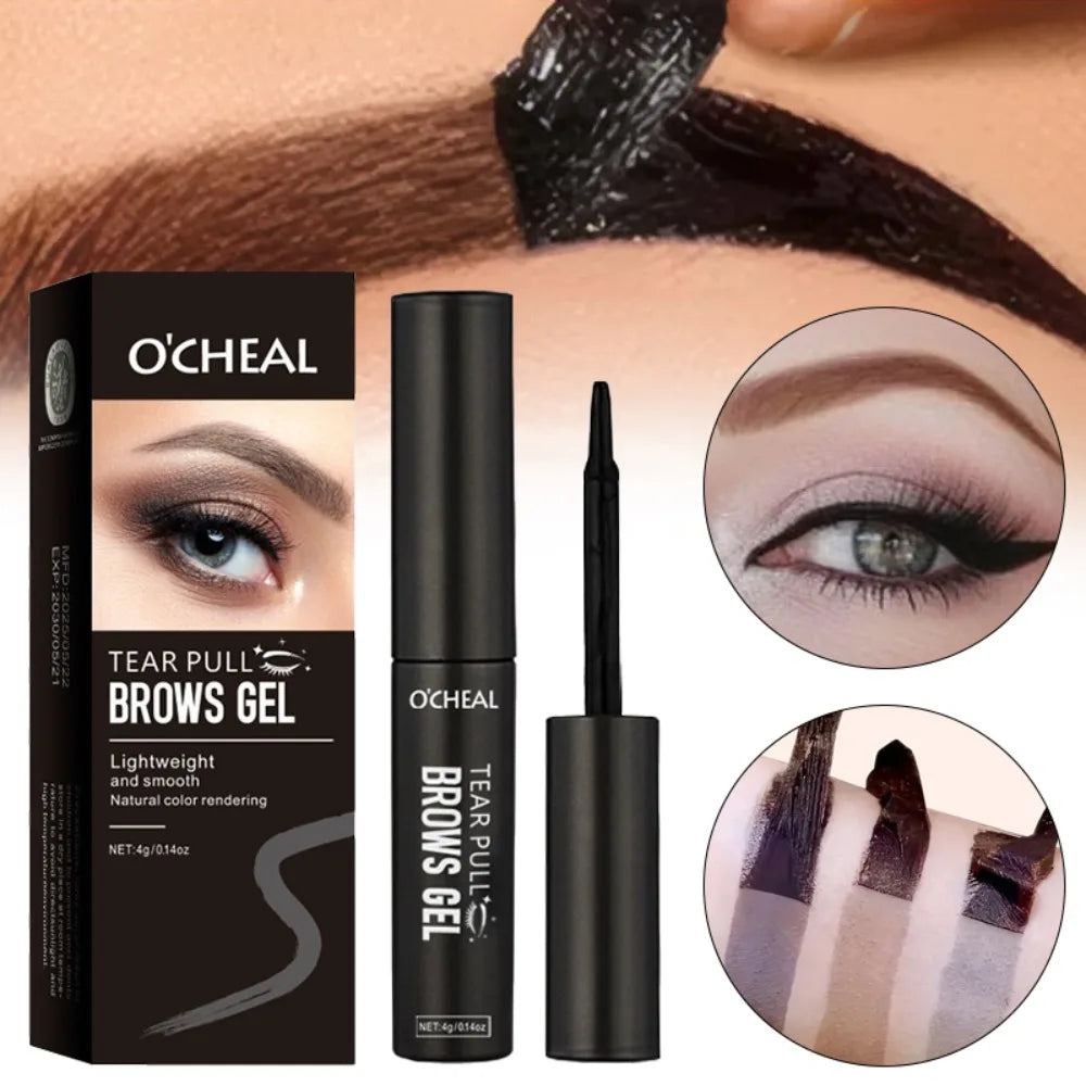 Peel Off Semi-Permanent Eyebrow Tint Gel | Waterproof Brow Eyebrow Tint Gel PRIMED