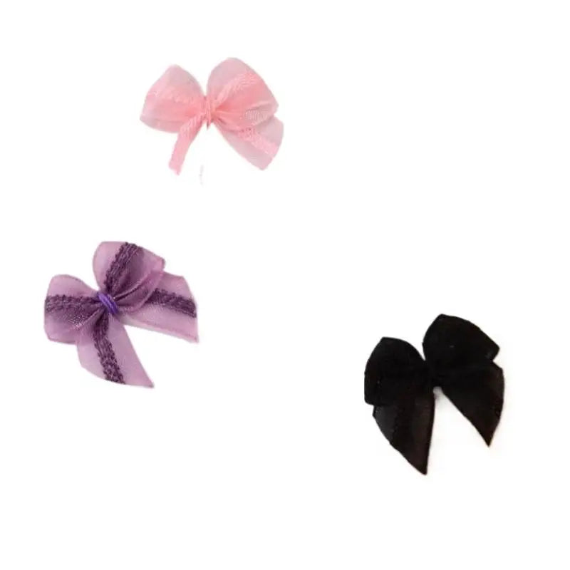 30Pcs Mini Ribbon Bows – DIY Craft & Nail Art Decoration Ribbon Bow Embellishments PRIMED