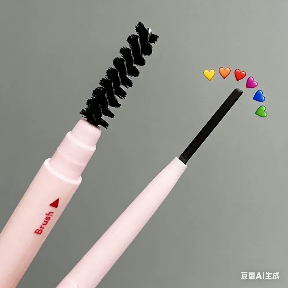 1.5mm Ultra-Fine Waterproof Eyebrow Pencil with Spoolie Brush