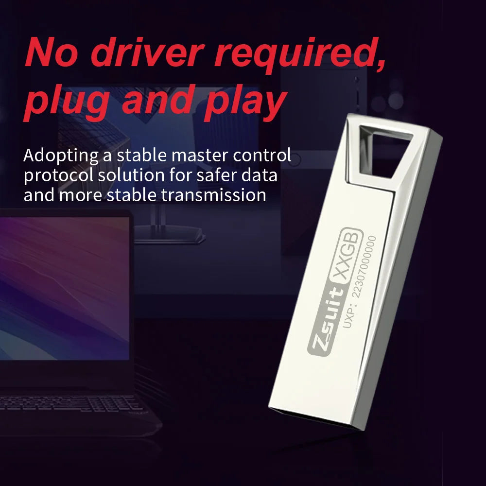 Z-Suit Metal USB Flash Drive 4GB–128GB | Waterproof Pen Drive