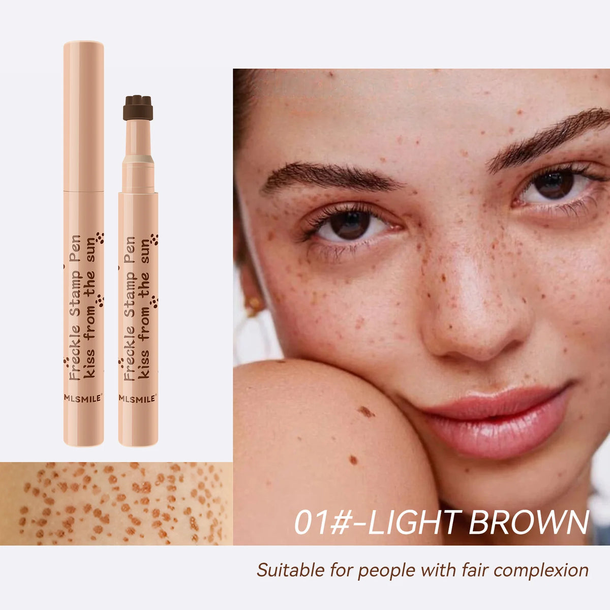 Waterproof Freckle Stamp Pen – Natural Faux Freckles Makeup