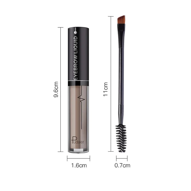Waterproof Eyebrow Gel & Pencil – 24H Natural Long-Lasting Tint Eyebrow Gel Pencil PRIMED