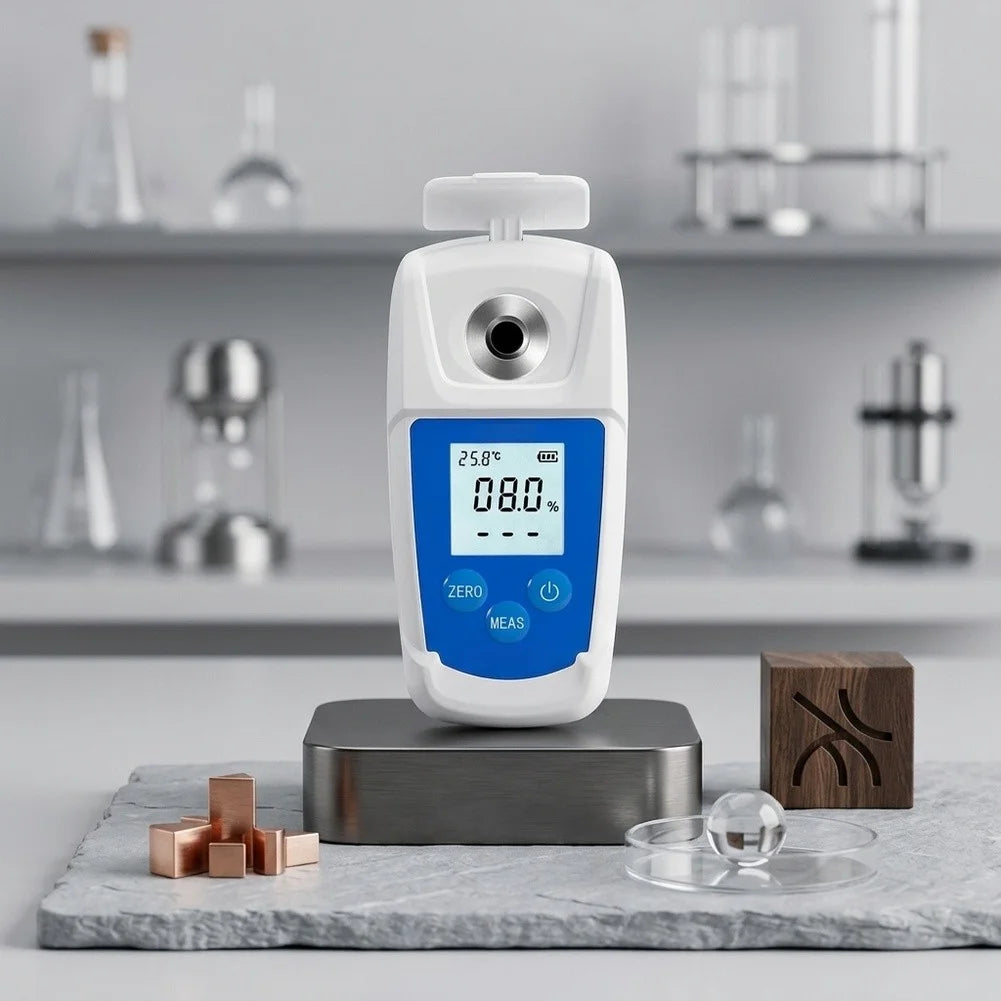 Digital Brix Refractometer – Handheld Sugar Meter IP65 Digital Brix Refractometer PRIMED
