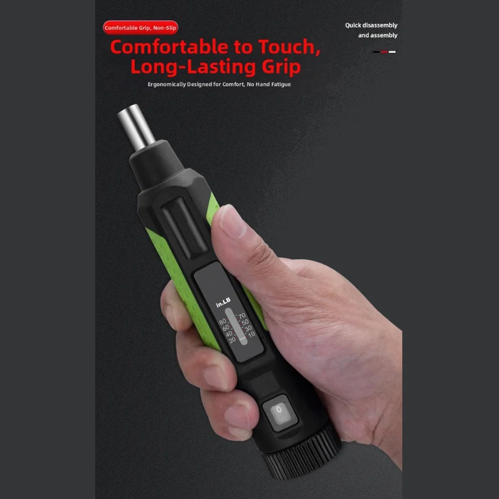 Torque Screwdriver 1/4" Drive Chrome Vanadium 1–6 N·m