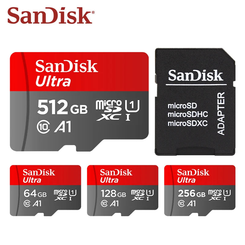 SanDisk Ultra microSD Card 32GB–512GB | Up to 150MB/s Flash Memory Card PRIMED