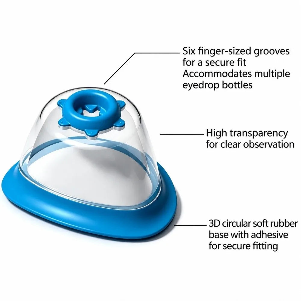 Reusable Eye Drop Guide – Universal Fit Dispenser Aid Tool
