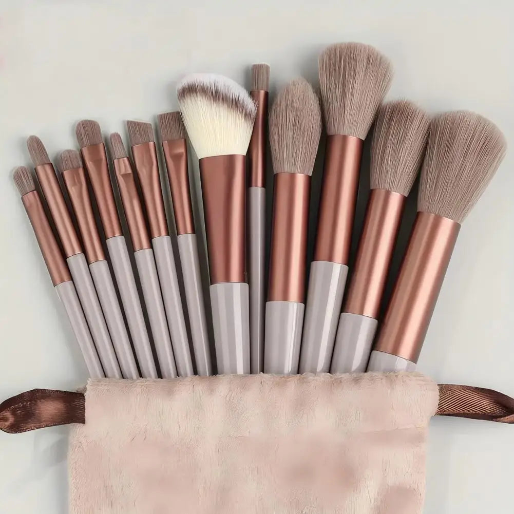 13-Piece Makeup Brush Set – Foundation, Eyeshadow & Blush Makeup Brush Set PRIMED
