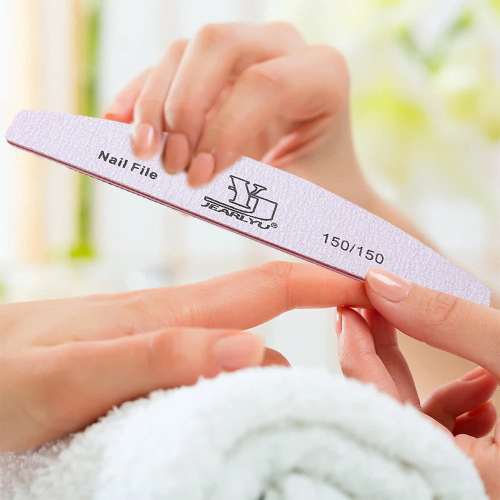 Professional Nail Buffer Files 80–240 Grit | 5/10 Pcs Set