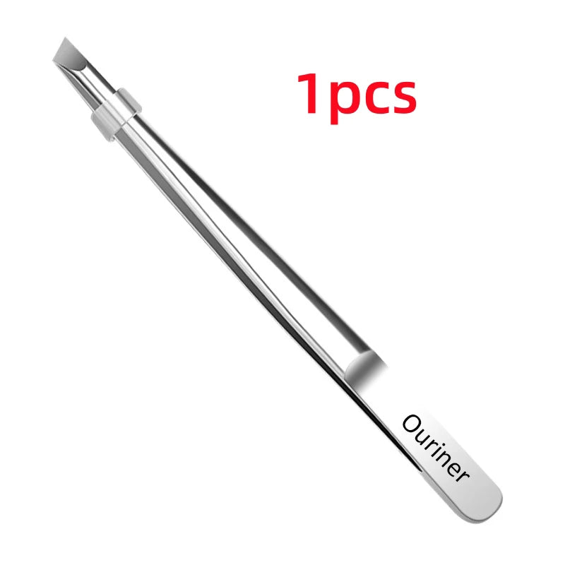 Stainless Steel Slant Tip Eyebrow Tweezers | Precision Beauty