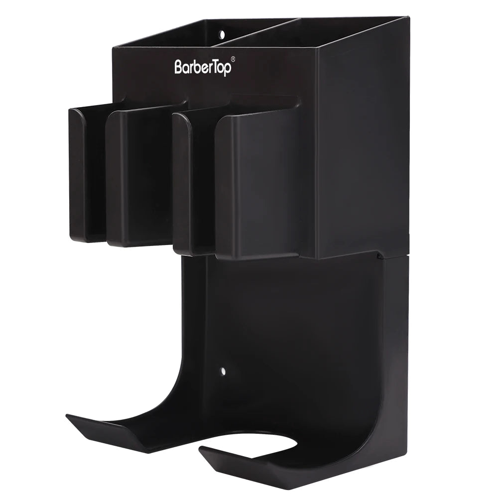 Wall-Mounted Barber Tool Holder & Salon Storage Organizer