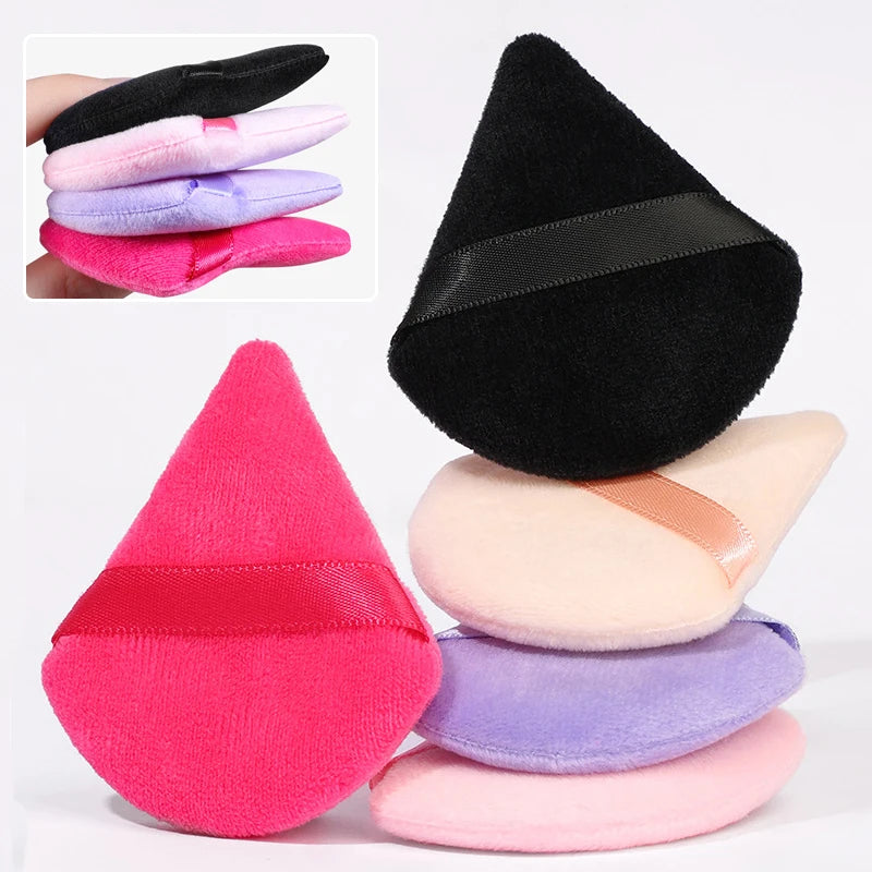 Triangle Makeup Sponge Puff – Crystal Velvet Foundation Blender