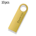 10-Pack Metal USB 2.0 Flash Drives 4GB–128GB | Free Logo USB Flash Drive PRIMED 128 GB Gold