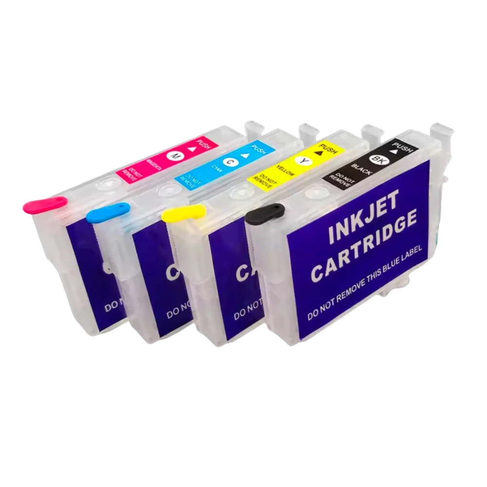 T1291–T1294 Refillable Ink Cartridges for Epson Series 129 Refillable Ink Cartridge PRIMED