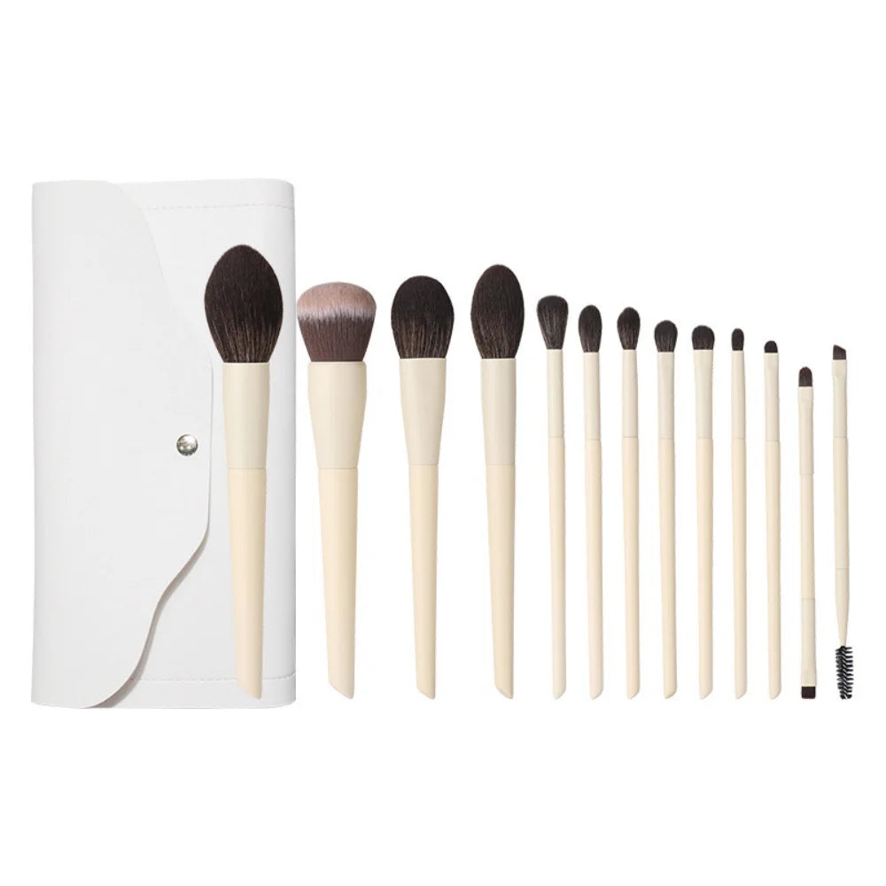 13-Piece Synthetic Makeup Brush Set – Full Face Kit