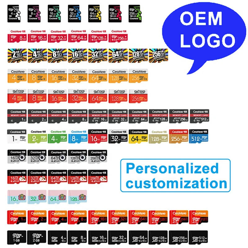 Ceamere Custom TF Memory Card OEM/ODM – Branding & Packaging Custom Memory Card PRIMED Default Title