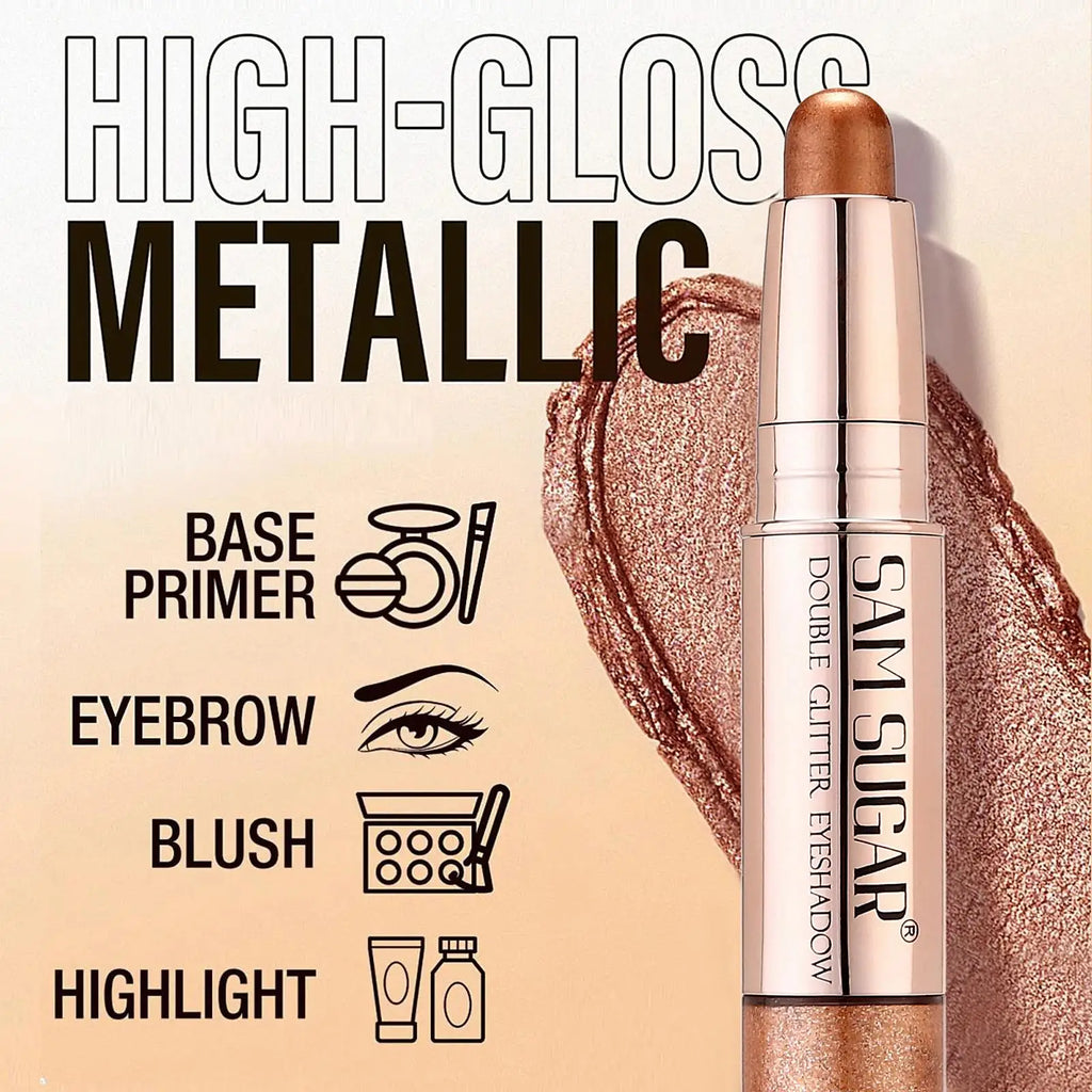 SAM SUGAR 3-in-1 Eyeshadow Stick – Highlighter & Blush Pen Eyeshadow Stick PRIMED