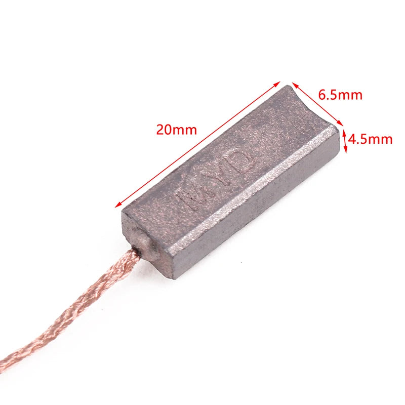 10PCS Carbon Brushes BYD Alternator Regulator 4.5×6.5×20mm