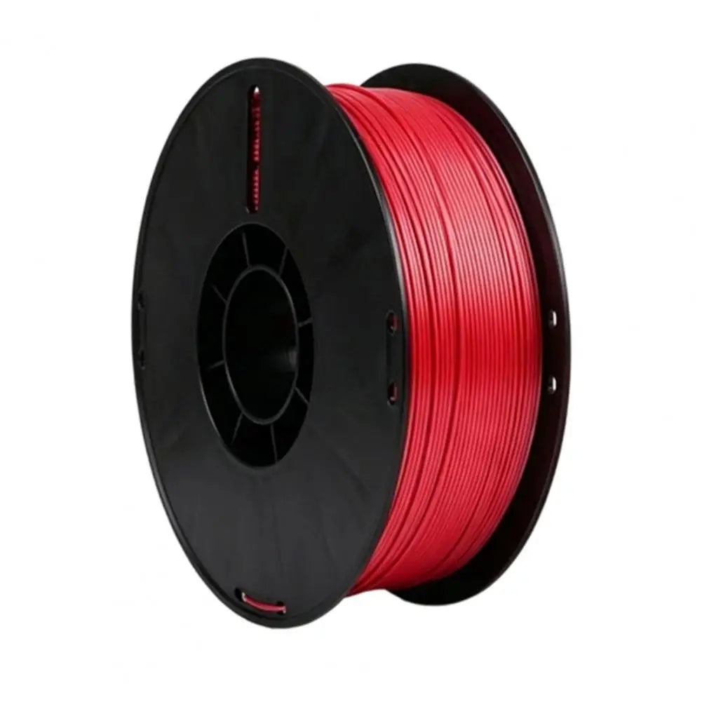 Silk PLA Filament 1.75mm 1kg Spool – Low Warping, Glossy Finish 3D Printer Filament PRIMED Red