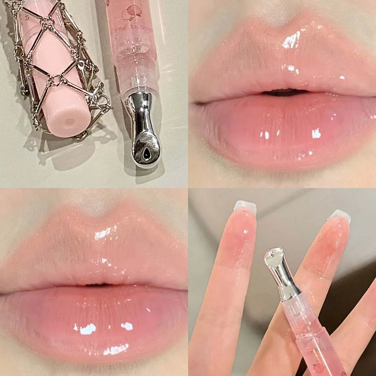 Plumping Lip Gloss Serum – Moisturizing & Long-Lasting Lip Gloss Serum PRIMED peach-03