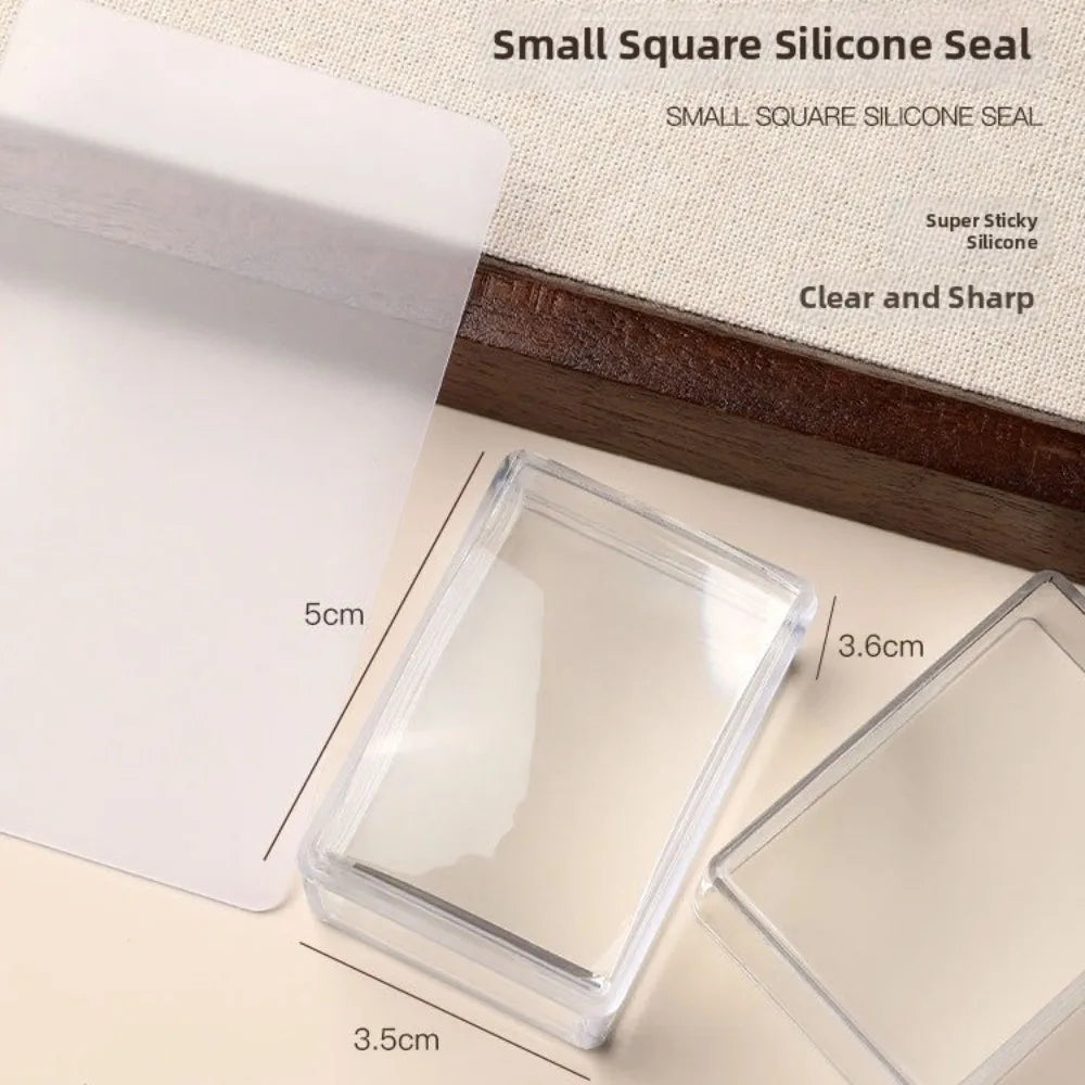 Transparent Silicone Nail Art Stamper & Stamping Plates DIY