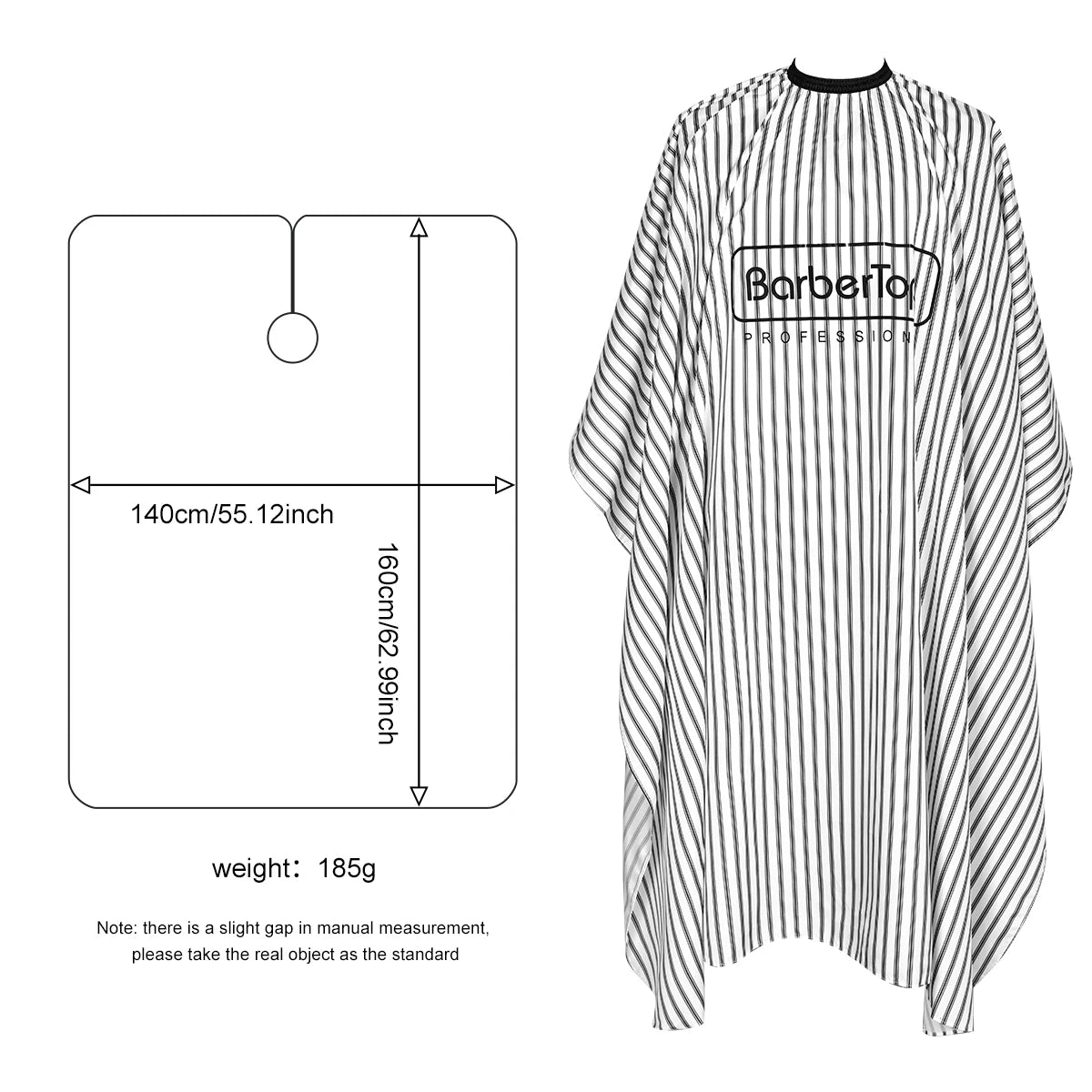 Professional Haircut Cape Hairdressing Gown – Barber Salon Hairdressing Cape PRIMED