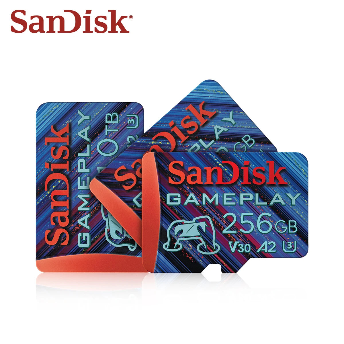 SanDisk Gameplay microSD Card 128GB–512GB | U3 V30 A2 Gaming Gaming Memory Card PRIMED