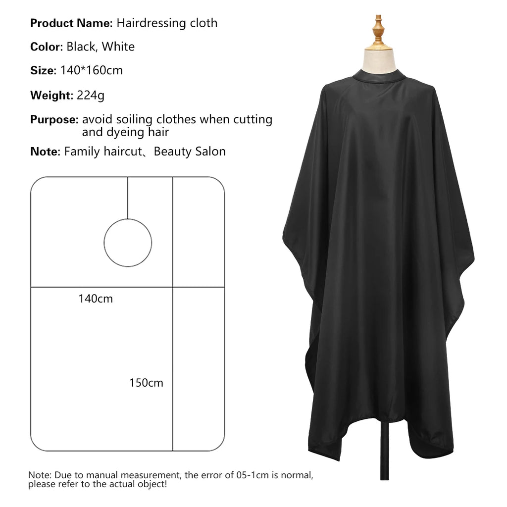 Waterproof Silicone Collar Barber Cape | Professional Salon Hairdressing Cape PRIMED