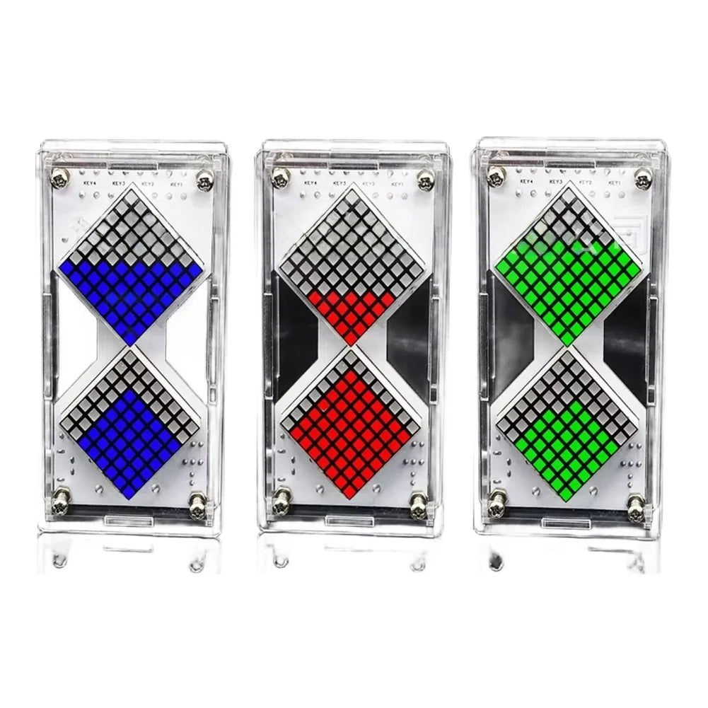LED Matrix Hourglass DIY Kit | Gravity Sensor Timer YH-962 DIY Electronics Kit PRIMED
