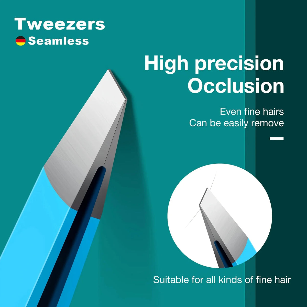 Stainless Steel Slant Tip Eyebrow Tweezers – Precision Grooming