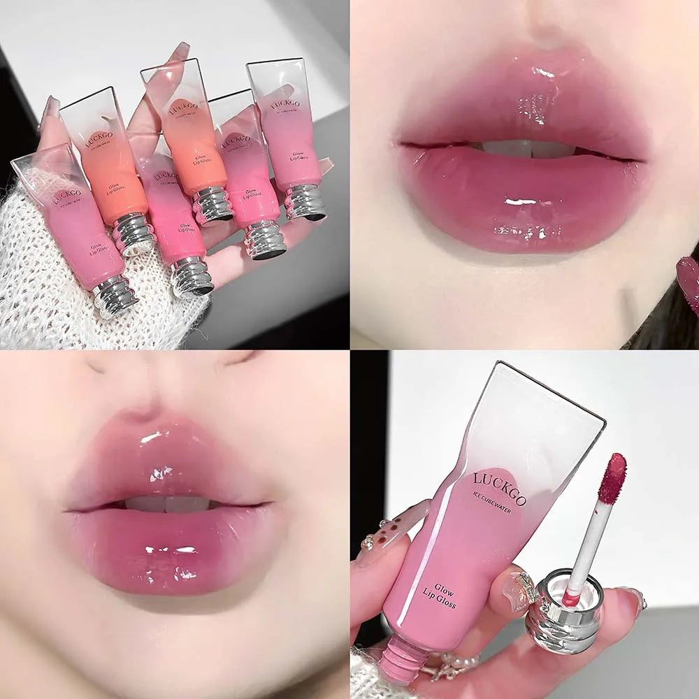 ZYXUAQIR Water Plump Lip Gloss – Mirror Shine, Long-Lasting