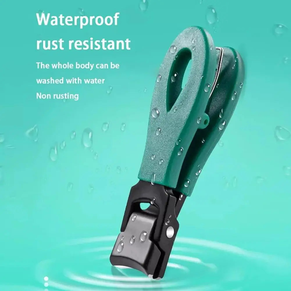 Wide Jaw Stainless Steel Nail Clipper – Anti-Splash Trimmer