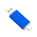 JASTER 2-in-1 Type-C OTG USB Flash Drive 4GB–128GB USB Flash Drive PRIMED 32GB Blue China Mainland