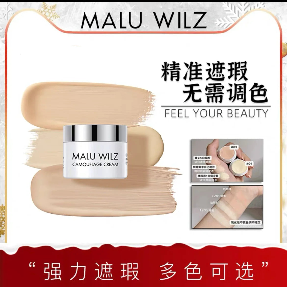 Maluwilz Waterproof Concealer Cream – Full Coverage & Highlight