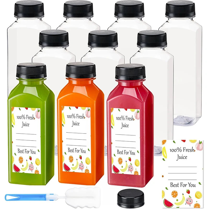 500ml Reusable PET Juice Bottles with Tamper-Proof Caps | JT469 Reusable Juice Bottle PRIMED