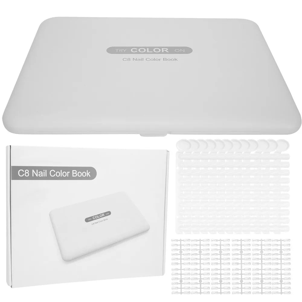 Nail Gel Polish Display Book – 120-Slot Swatch Organizer