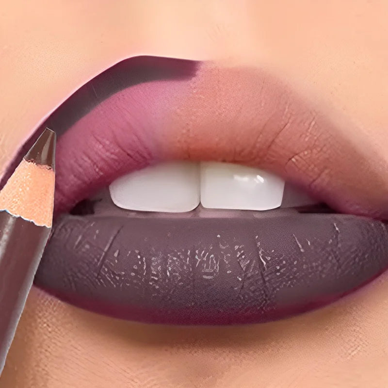 Waterproof Matte Lip Liner Pencil | 28 Shades, Long-Lasting