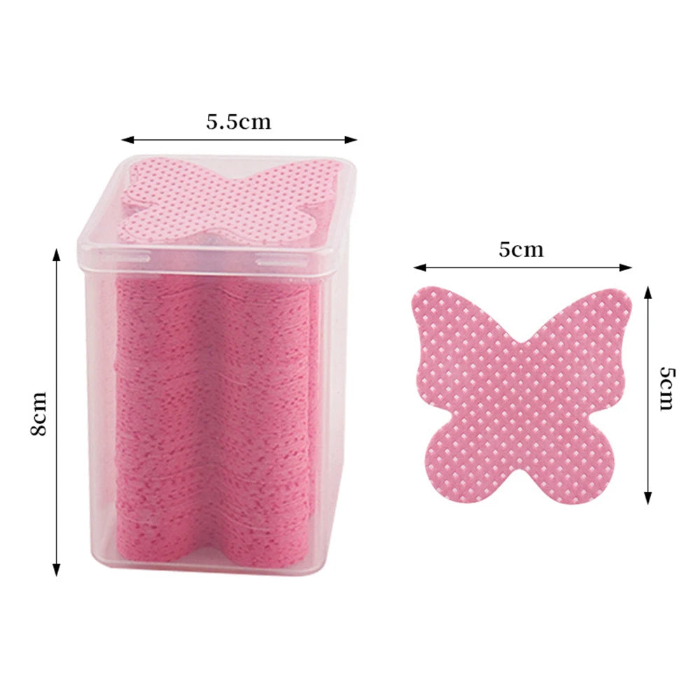 200PCS Disposable Cotton Pads – Eyelash Extension Wipes Lash Extension Supplies PRIMED