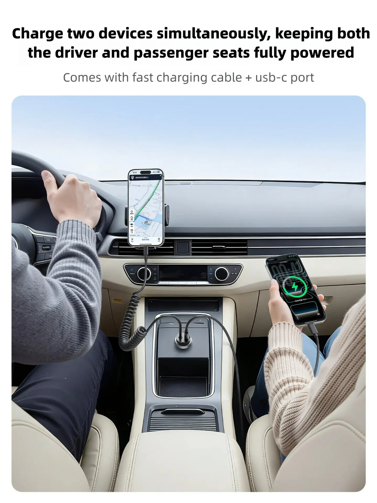 ORICO 30W USB-C Car Charger – PD & QC 3.0 Fast Charging USB-C Car Charger PRIMED