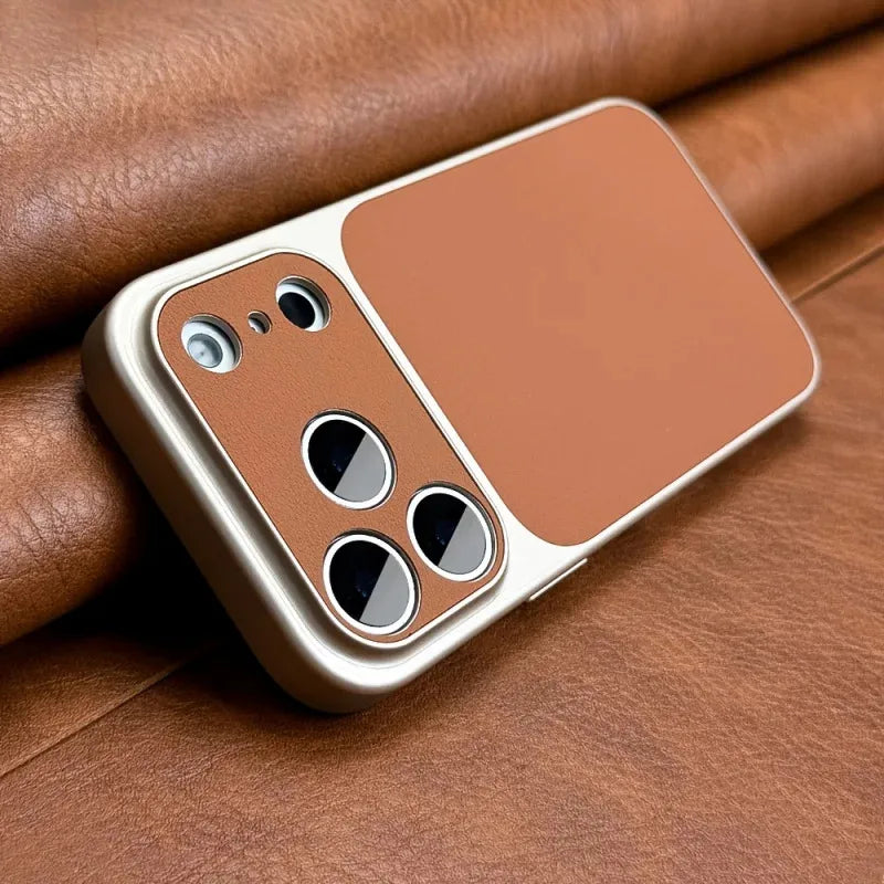 Luxury Leather Retro iPhone Case 11–17 Pro Max | Gusakov Leather iPhone Case PRIMED